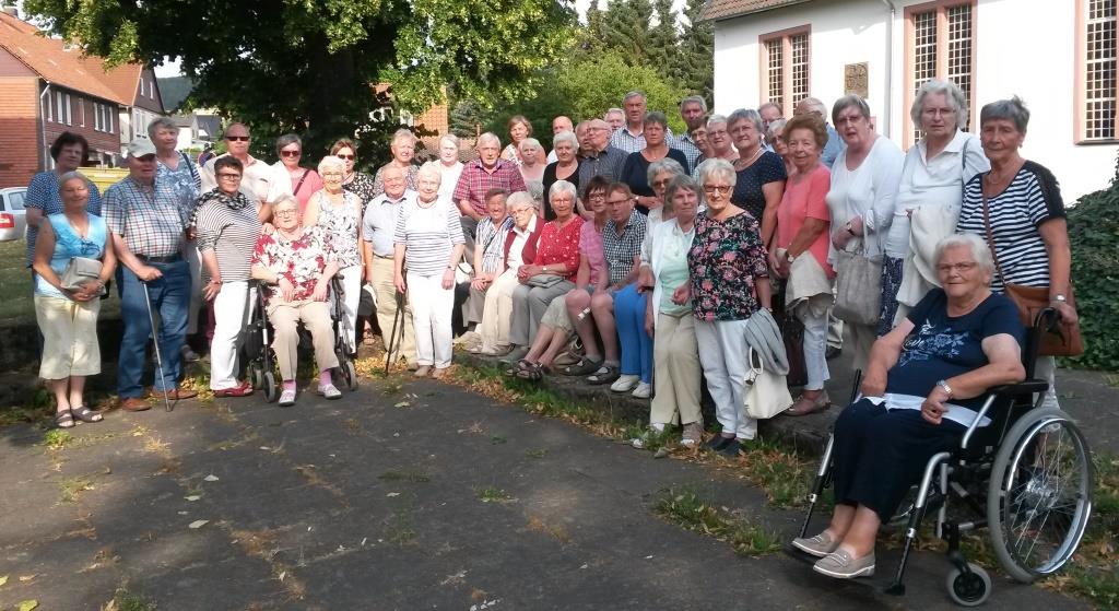 Gruppenbild Seniorenfahrt 2018 nach Braunschweig